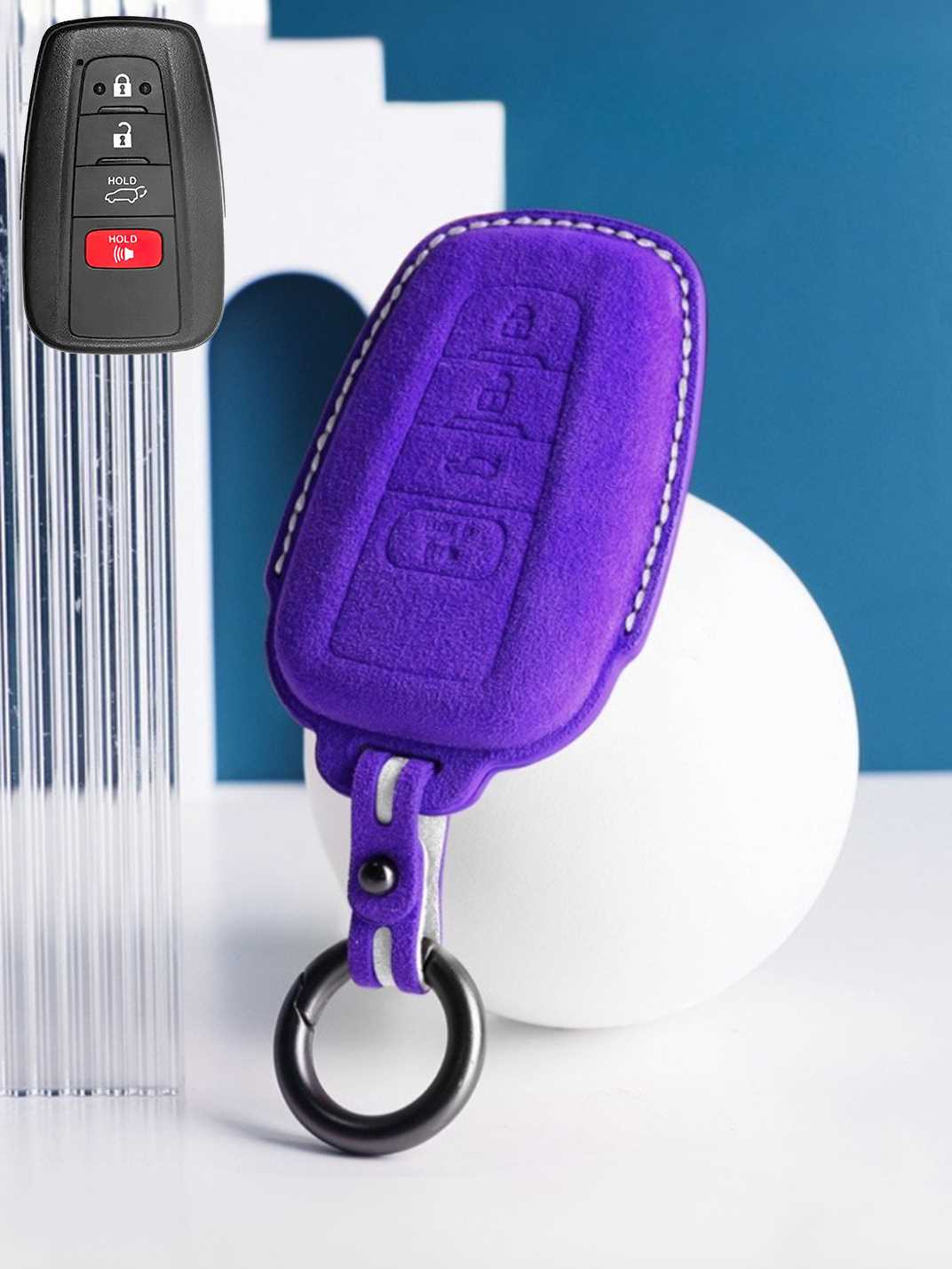 Genuine Alcantara Toyota Key Fob Cover