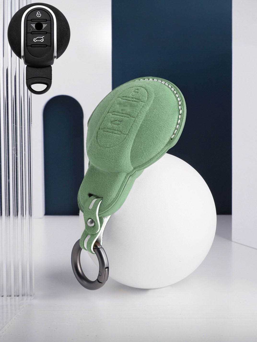 Genuine Alcantara MINI Key Fob Cover