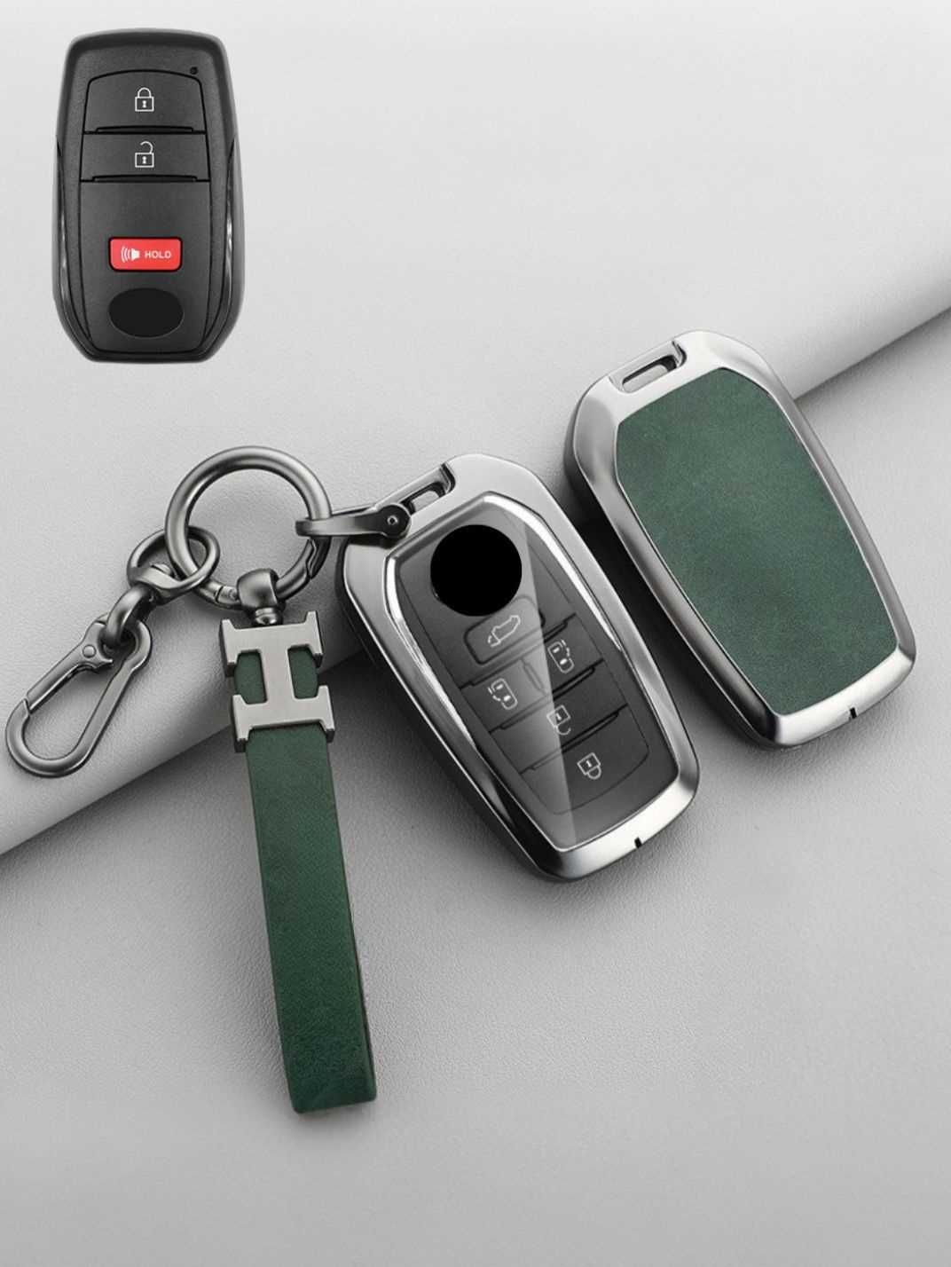Premium Visible-Button Toyota Key Shell