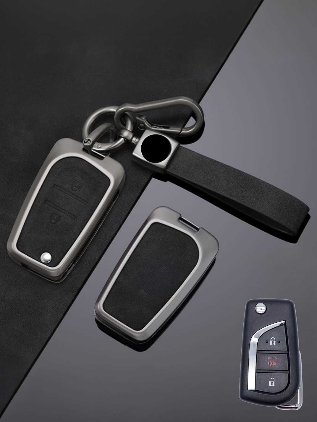 Premium Genuine Leather Toyota Key Cover