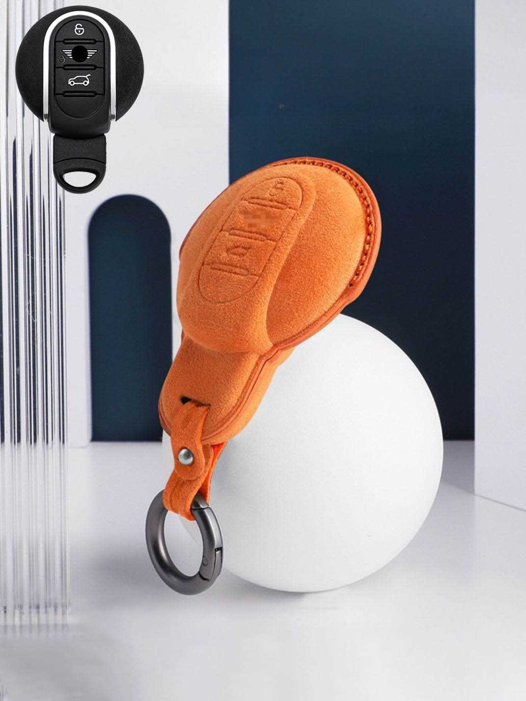 Genuine Alcantara MINI Key Fob Cover