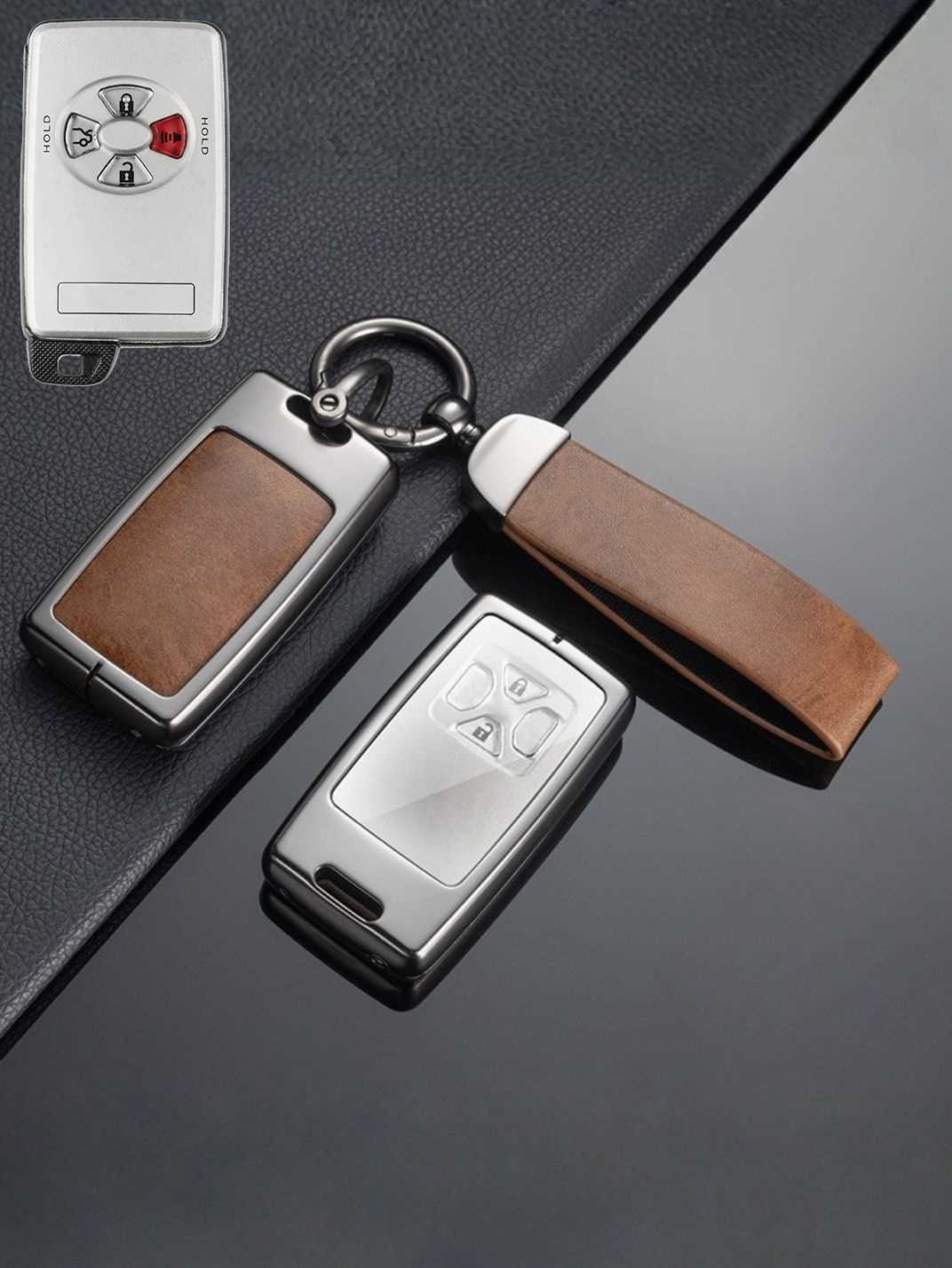 Premium Genuine Leather Toyota Key Cover