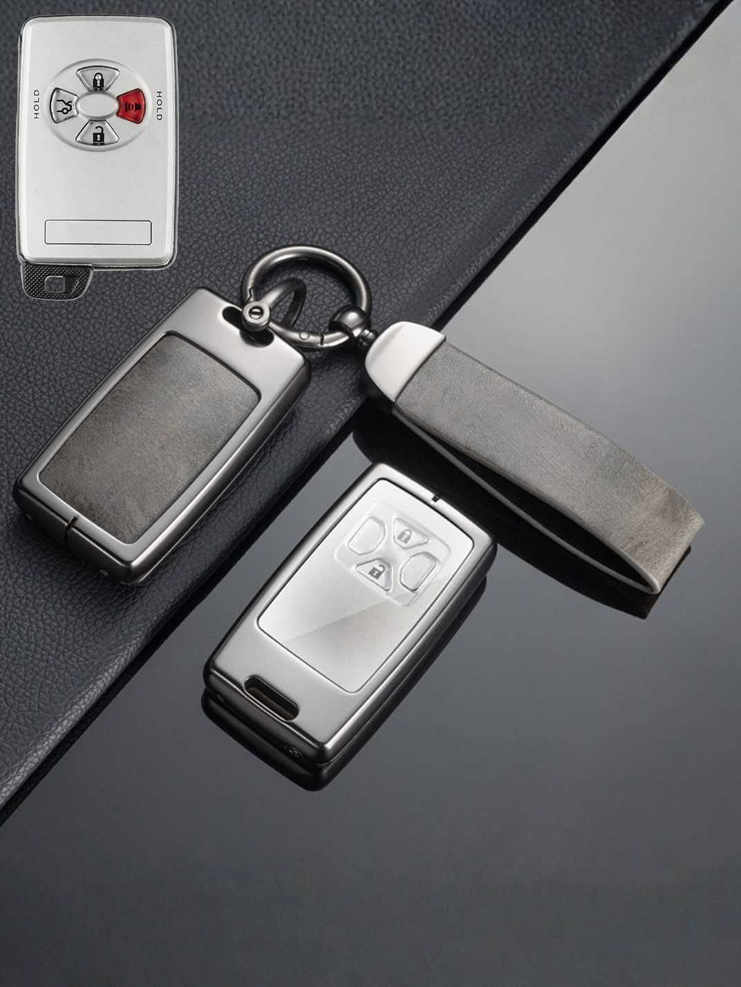 Premium Genuine Leather Toyota Key Cover