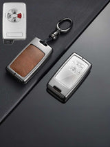 Toyota Key Genuine Leather & Metal Frame