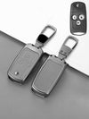 Honda Key Fob Cover with Leather & Metal Frame