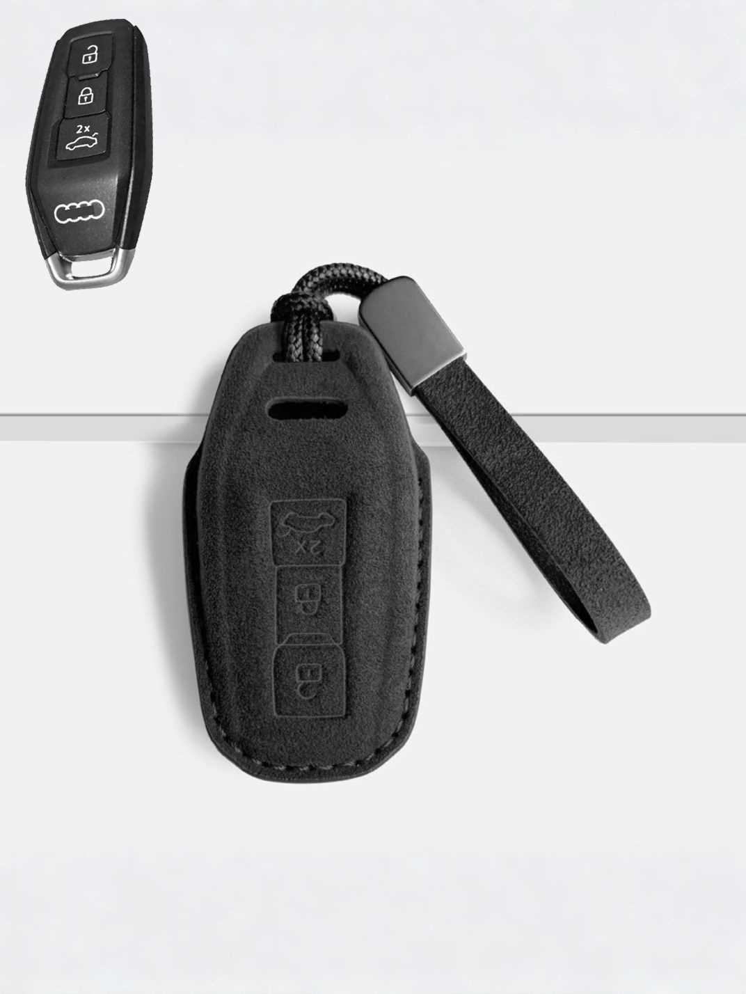 Genuine Alcantara Audi Key Fob Cover