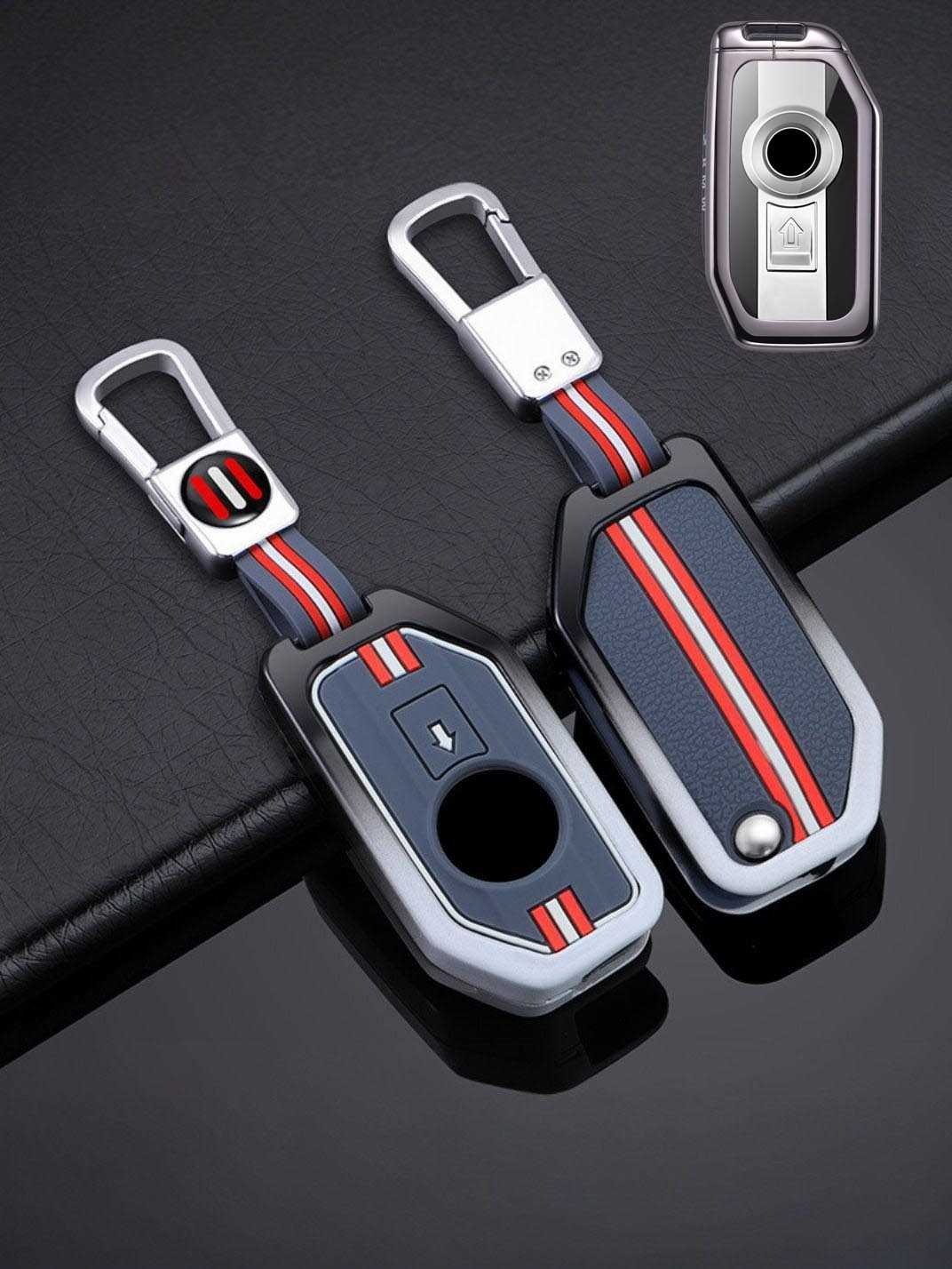 Premium Alloy BMW Motorcycle Key Fob Cover