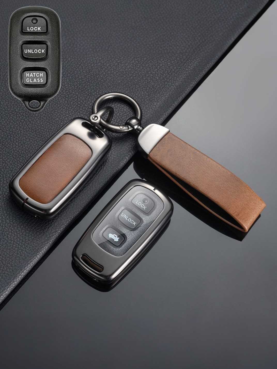 Premium Visible-Button Toyota Key Shell