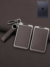 Honda Key Genuine Leather & Metal Frame