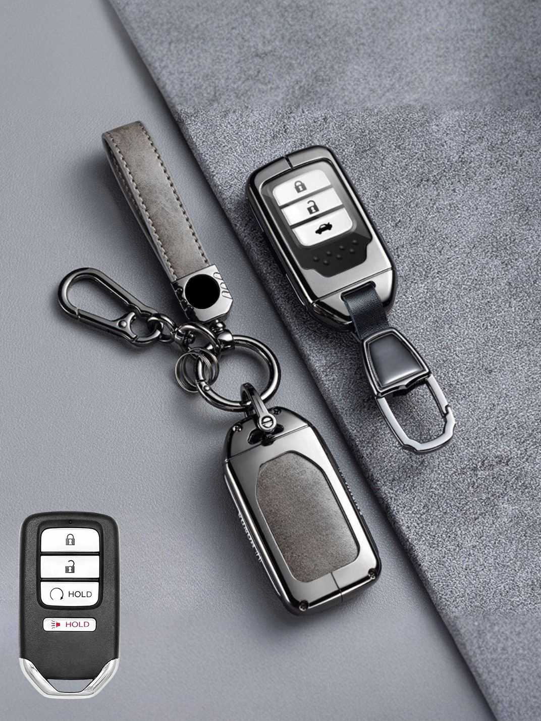 Premium Visible-Button Honda Key Shell