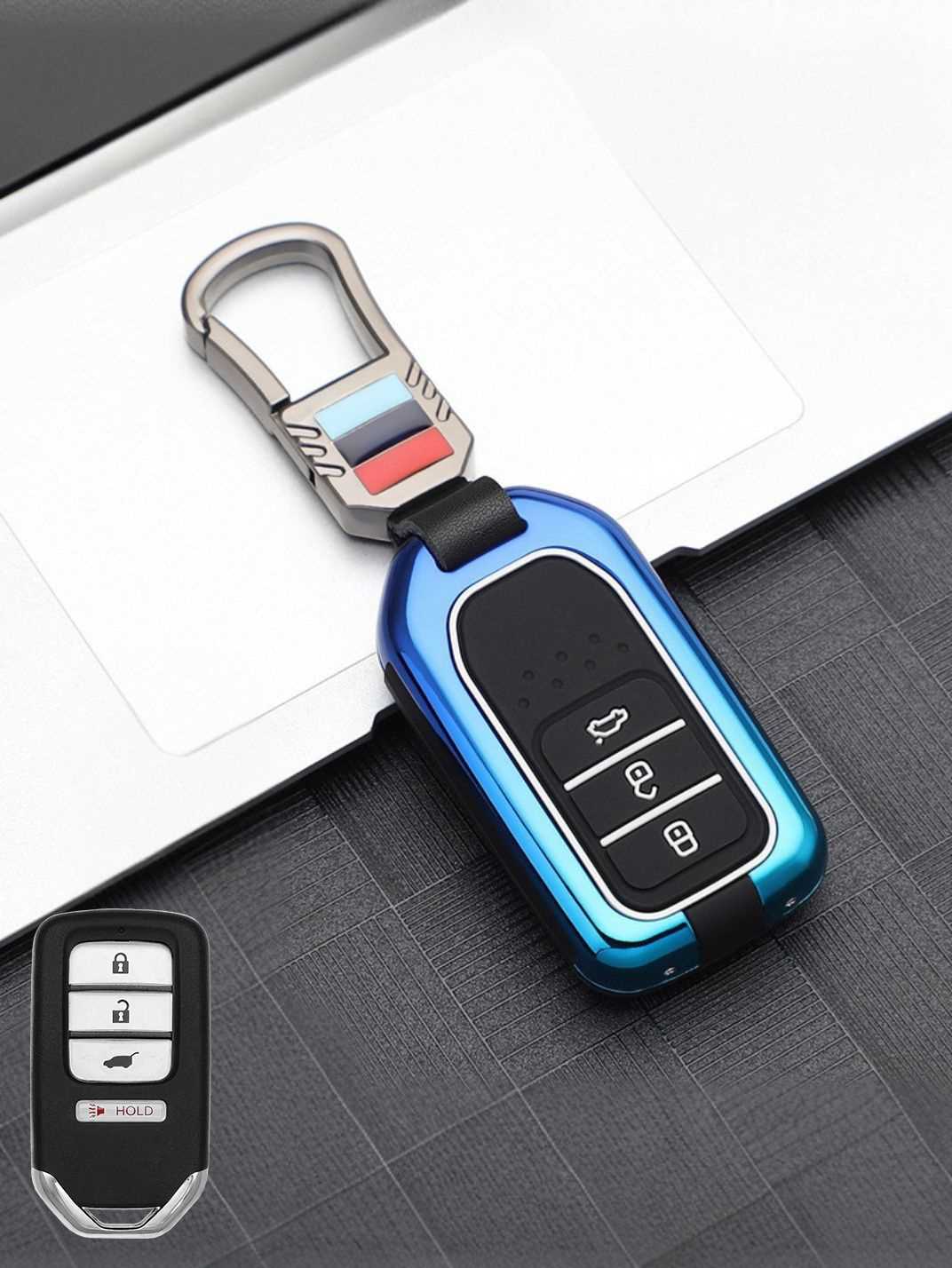 Luxury Colored Alloy Honda Key Fob Case