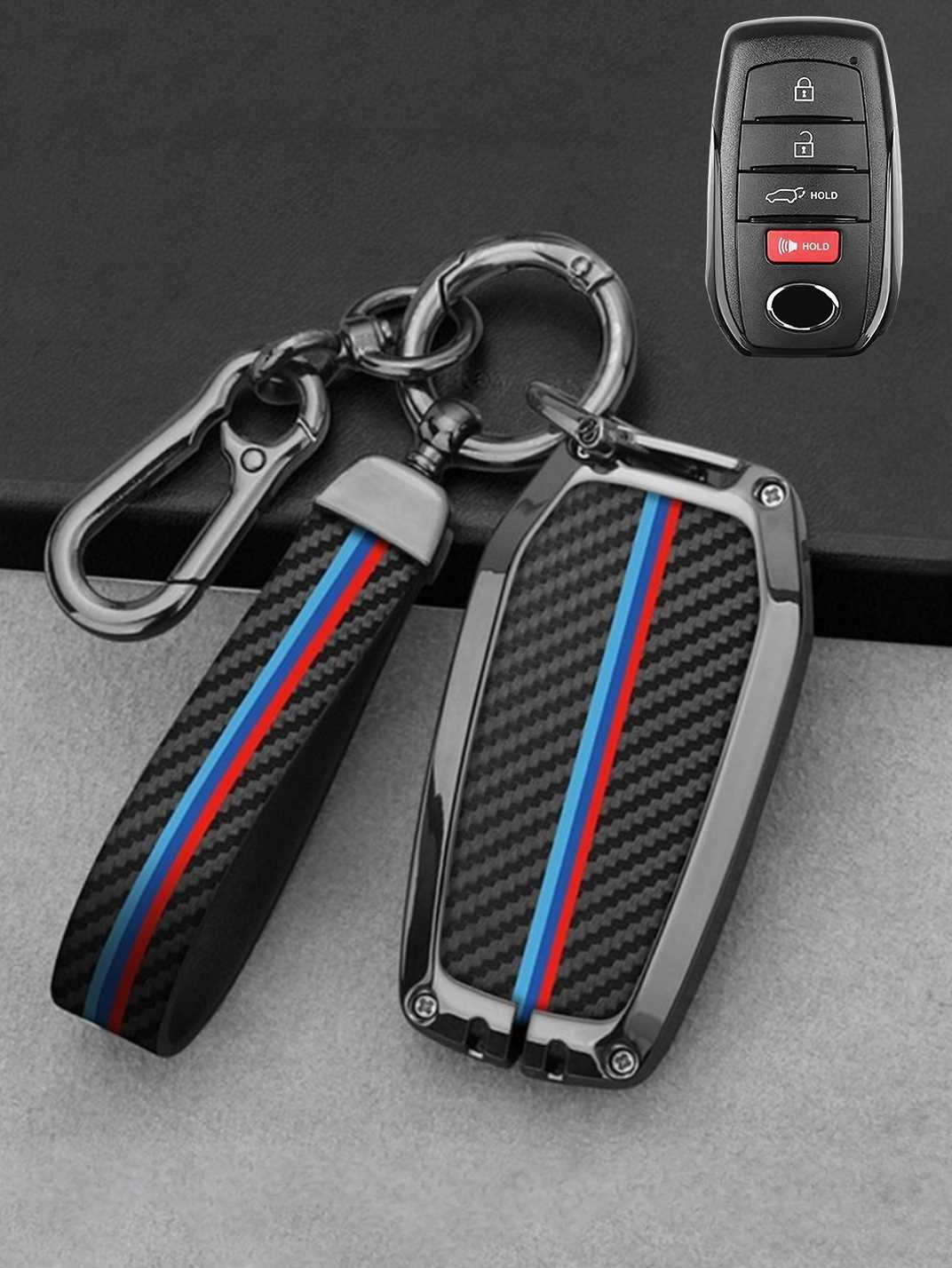 Visible Button Toyota Key Protector Shell