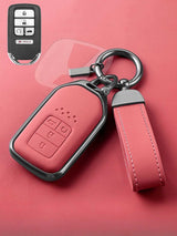Premium Genuine Leather Honda Key Cover