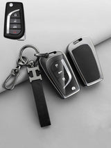 Premium Visible-Button Toyota Key Shell