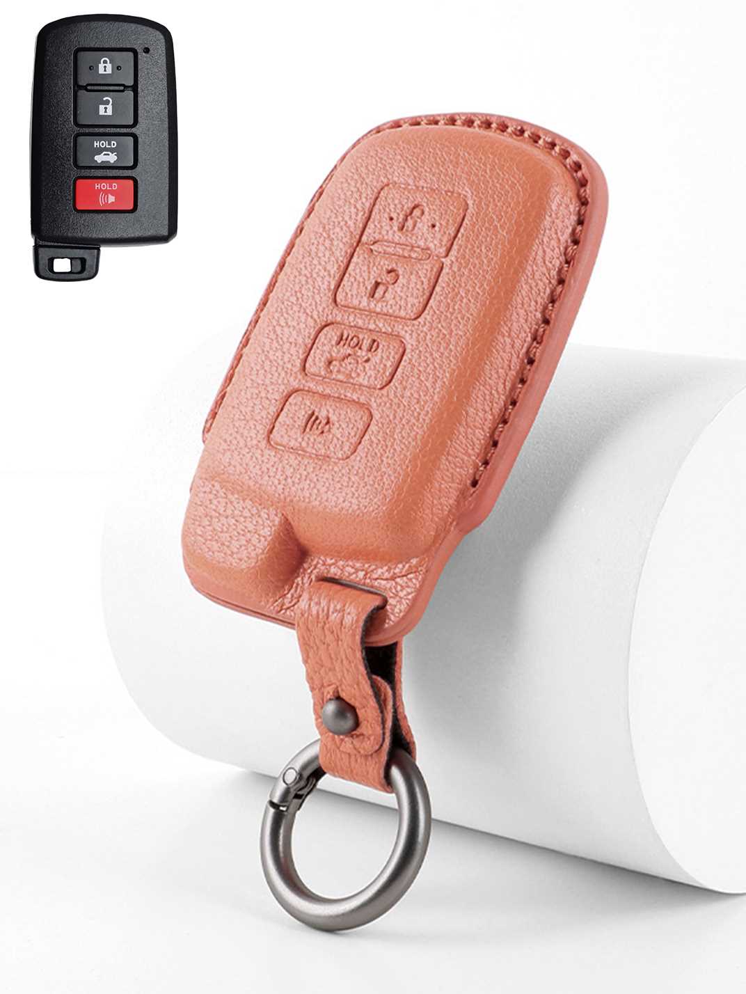 Premium Genuine Leather Toyota Key Cover