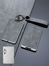 Vintage Leather & Metal Alloy MINI Key Cover