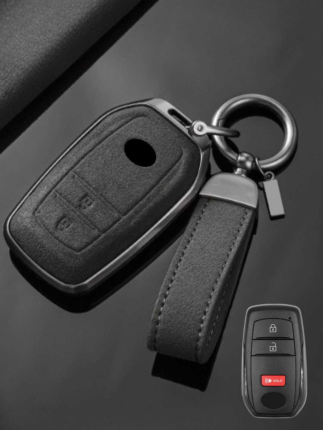 Genuine Alcantara Toyota Key Fob Cover
