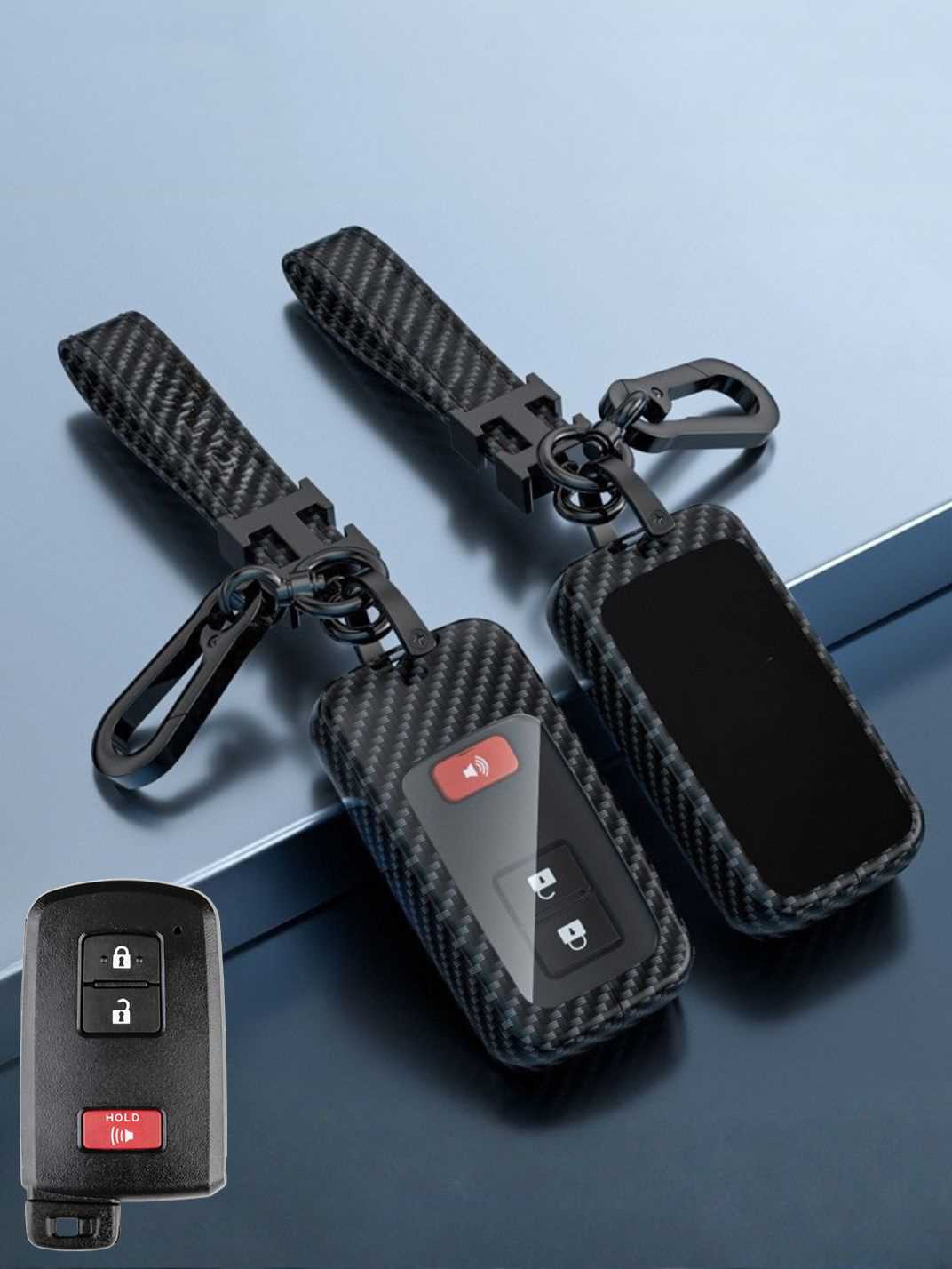 Visible Button Toyota Key Protector Shell