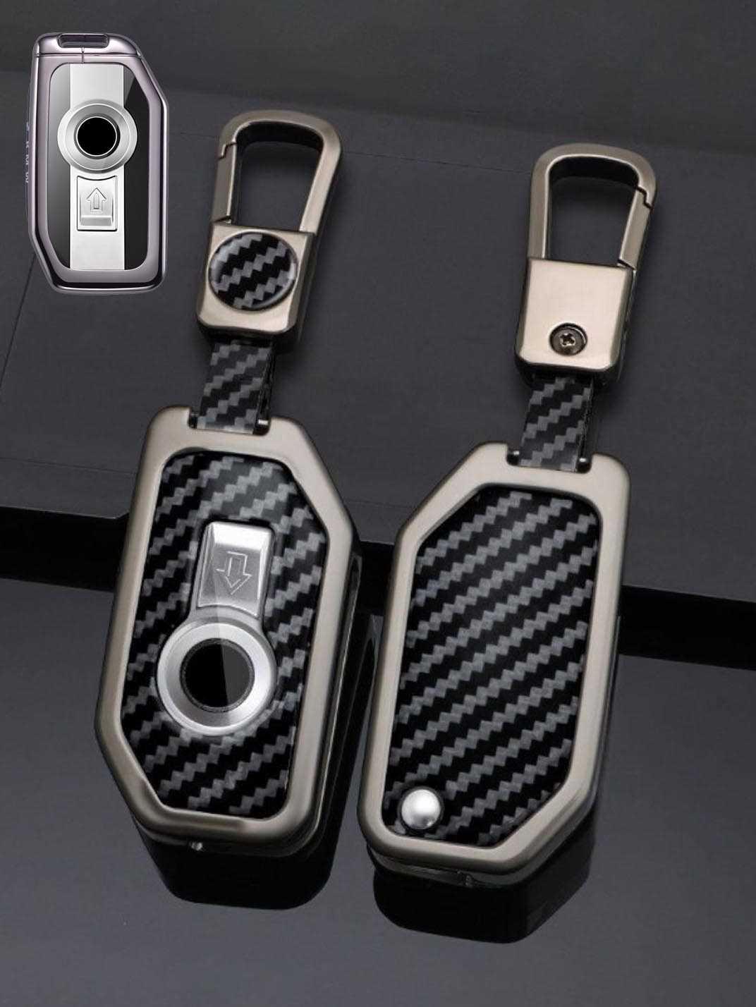 Heavy-Duty Zinc Alloy BMW Motorcycle Key Fob Cover