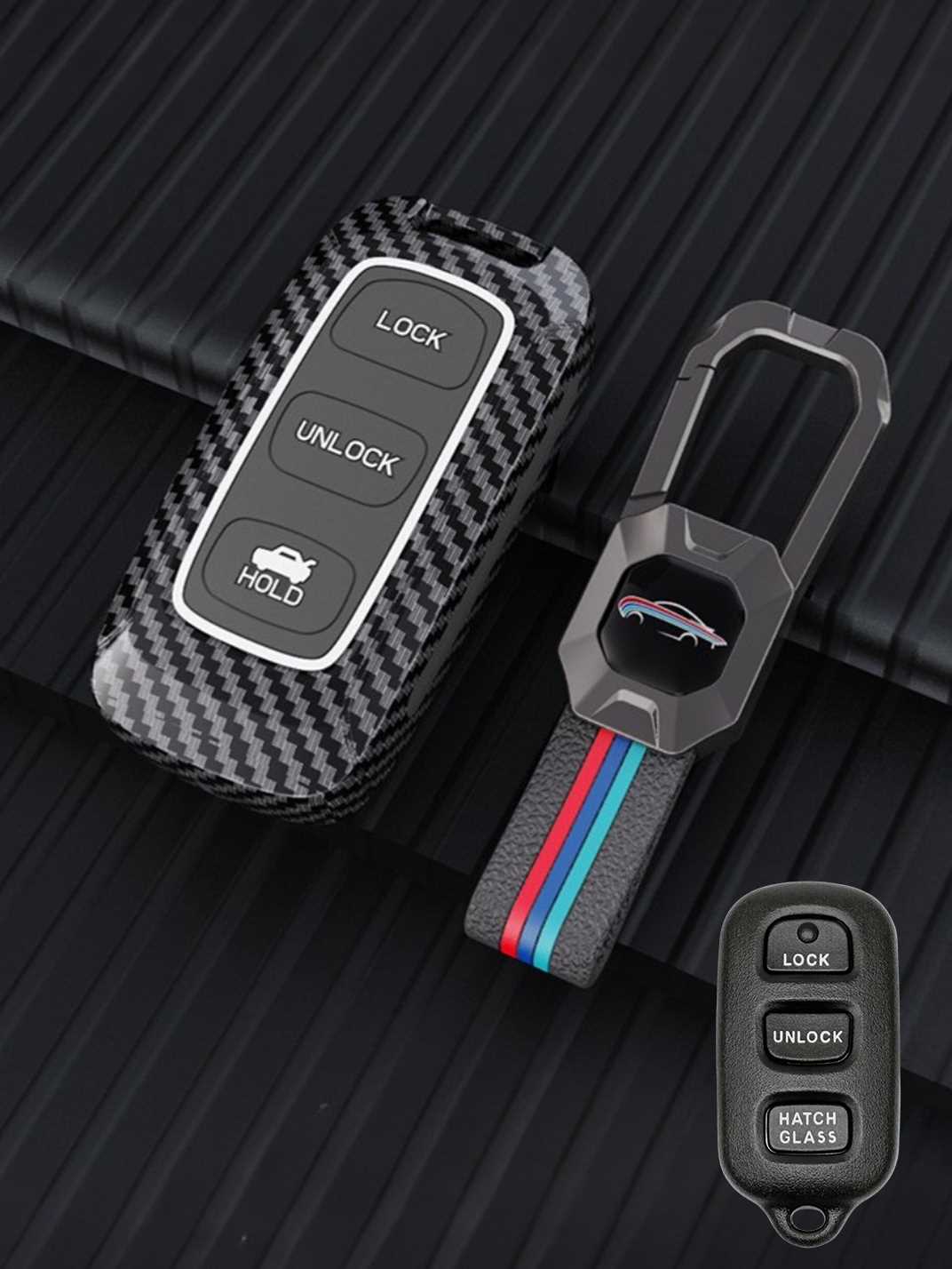 Luxury Colored Alloy Toyota Key Fob Case