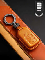 Premium Genuine Leather Honda Key Cover