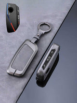 BMW Key Genuine Leather & Metal Frame