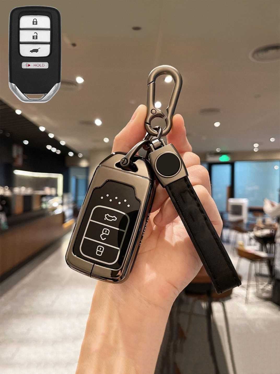Heavy-Duty Zinc Alloy Honda Key Fob Cover