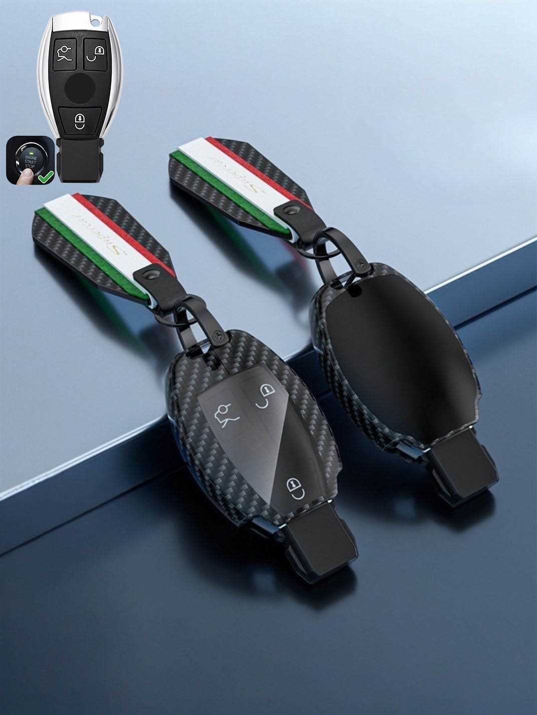 Visible Button Mercedes-Benz Key Protector Shell