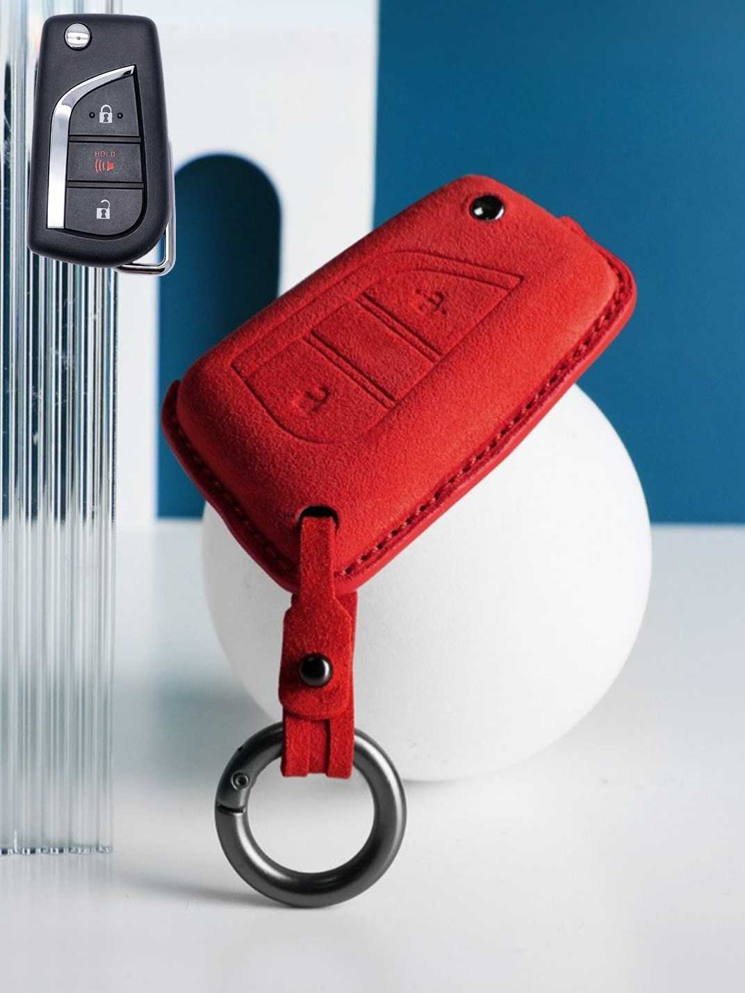 Genuine Alcantara Toyota Key Fob Cover