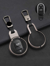 Vintage Leather & Metal Alloy MINI Key Cover