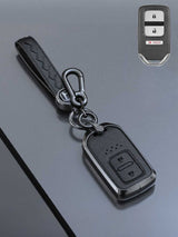 Honda Key Genuine Leather & Metal Frame