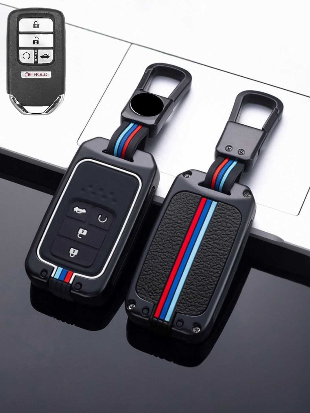 Luxury Colored Alloy Honda Key Fob Case