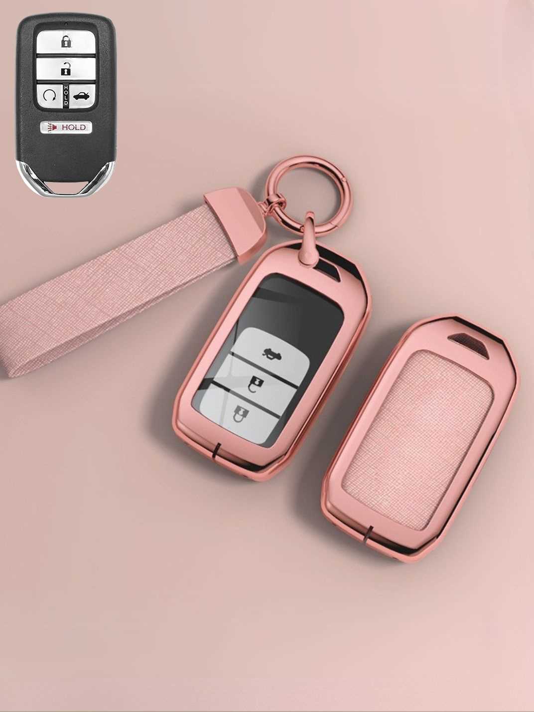 Premium Visible-Button Honda Key Shell
