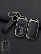 Honda Key Genuine Leather & Metal Frame