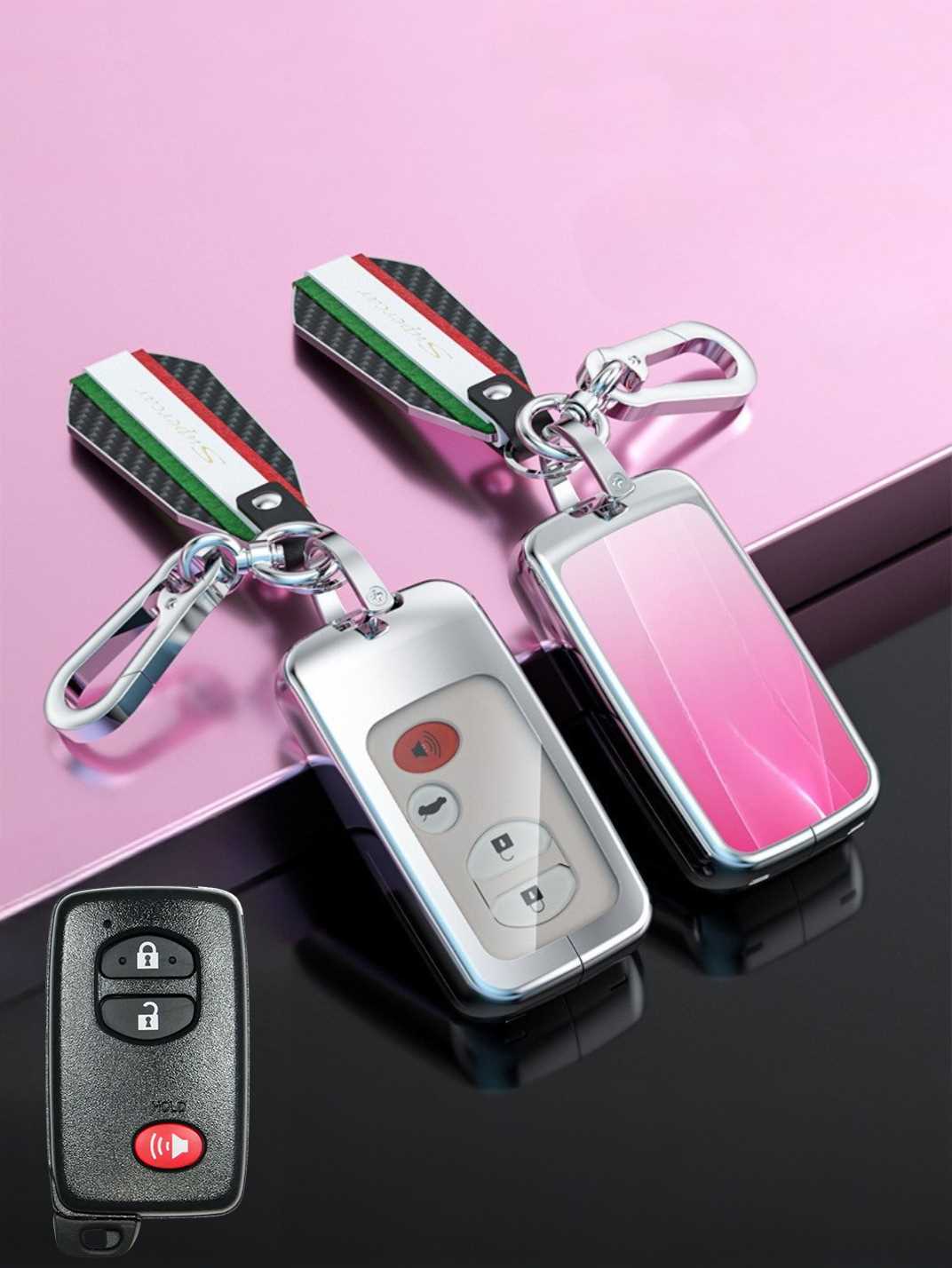 Visible Button Toyota Key Protector Shell