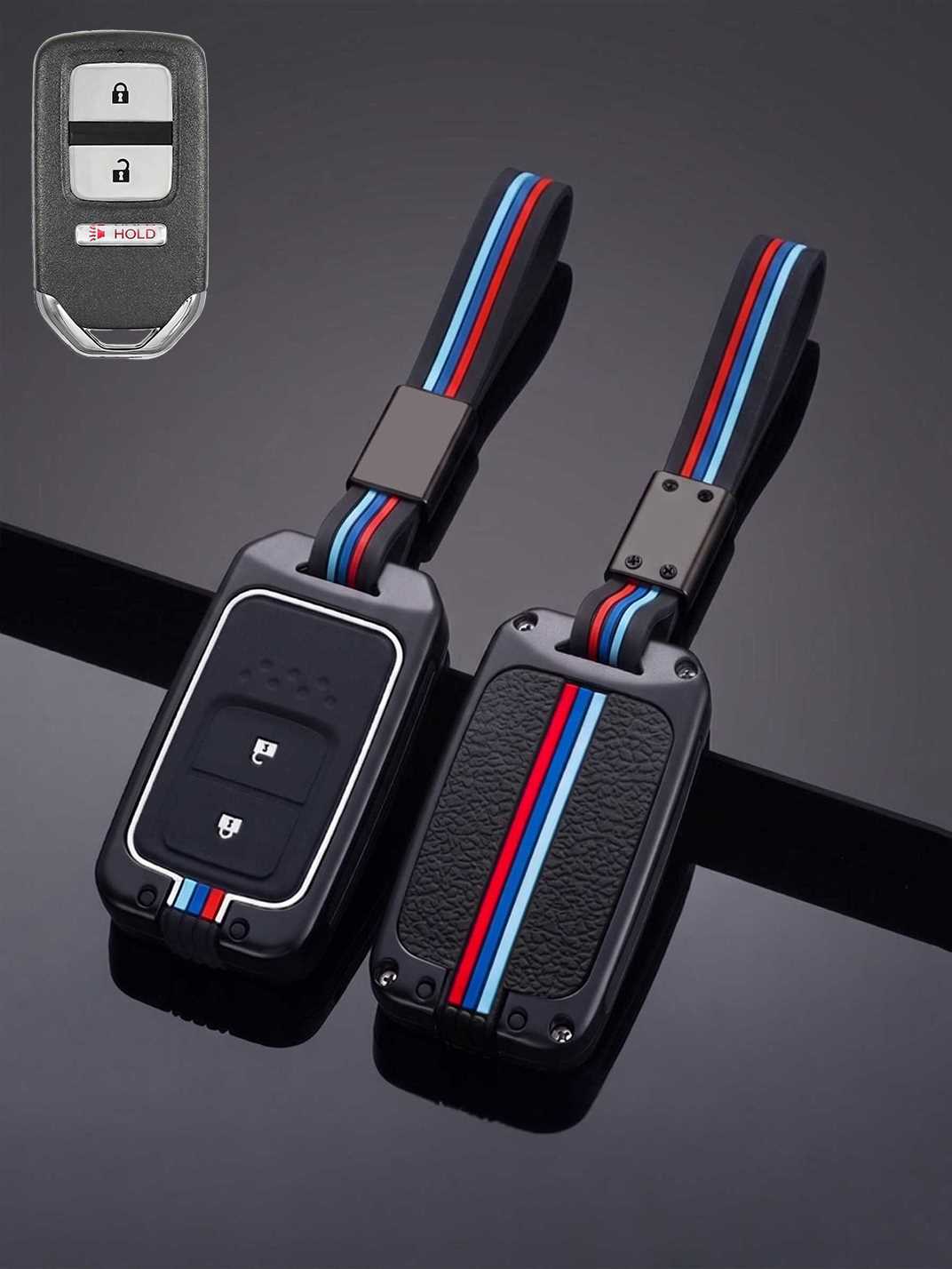 Luxury Colored Alloy Honda Key Fob Case