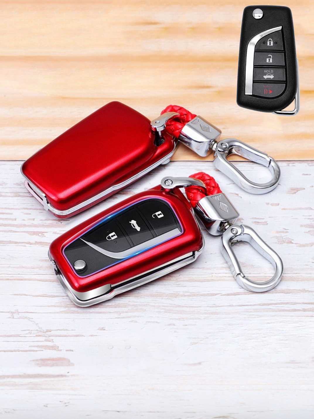 Premium Visible-Button Toyota Key Shell