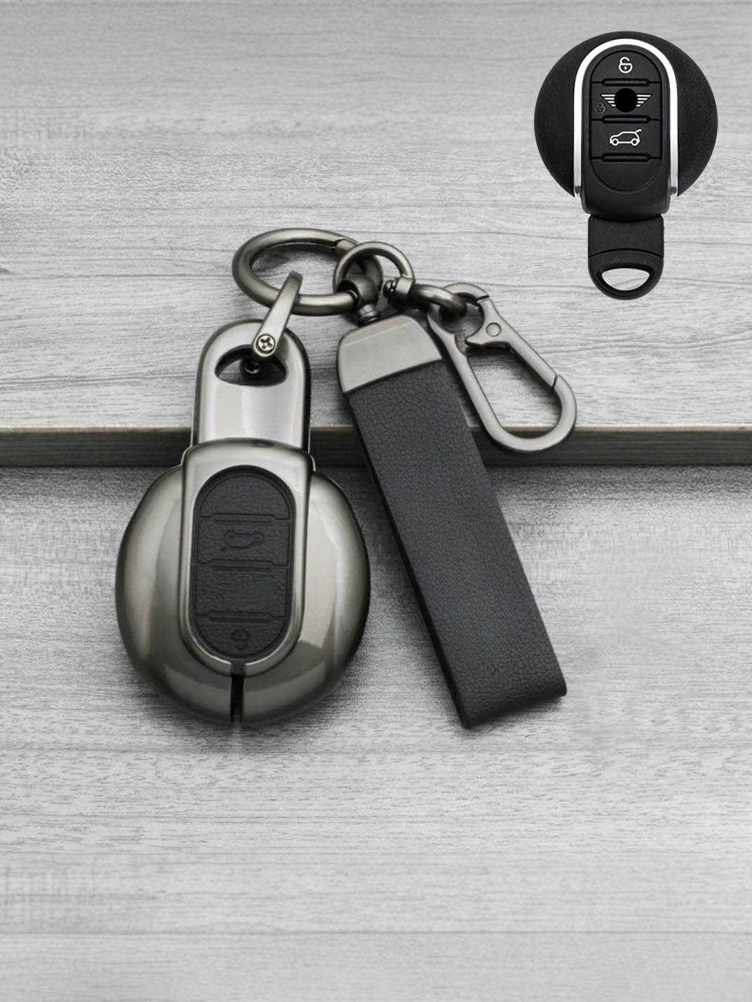 MINI Key Genuine Leather & Metal Frame