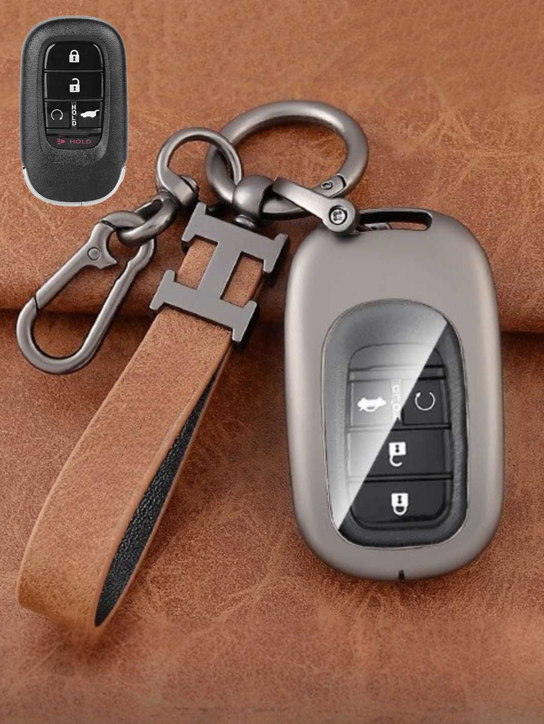 Premium Visible-Button Honda Key Shell