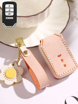 Premium Genuine Leather Honda Key Cover