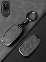 Honda Key Genuine Leather & Metal Frame