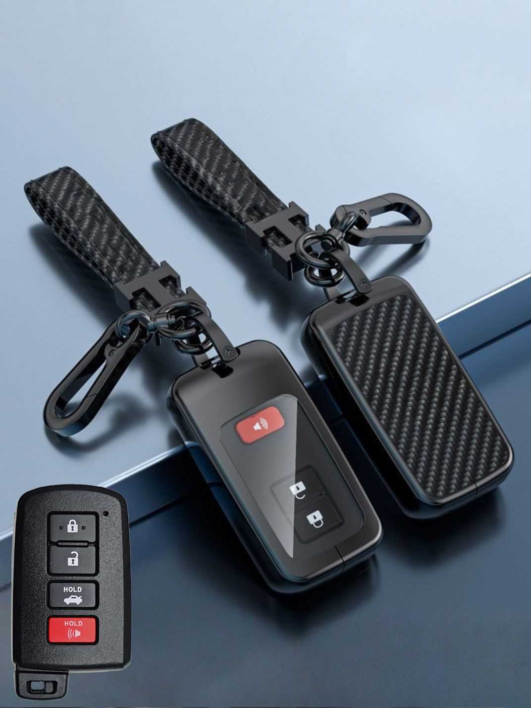 Visible Button Toyota Key Protector Shell