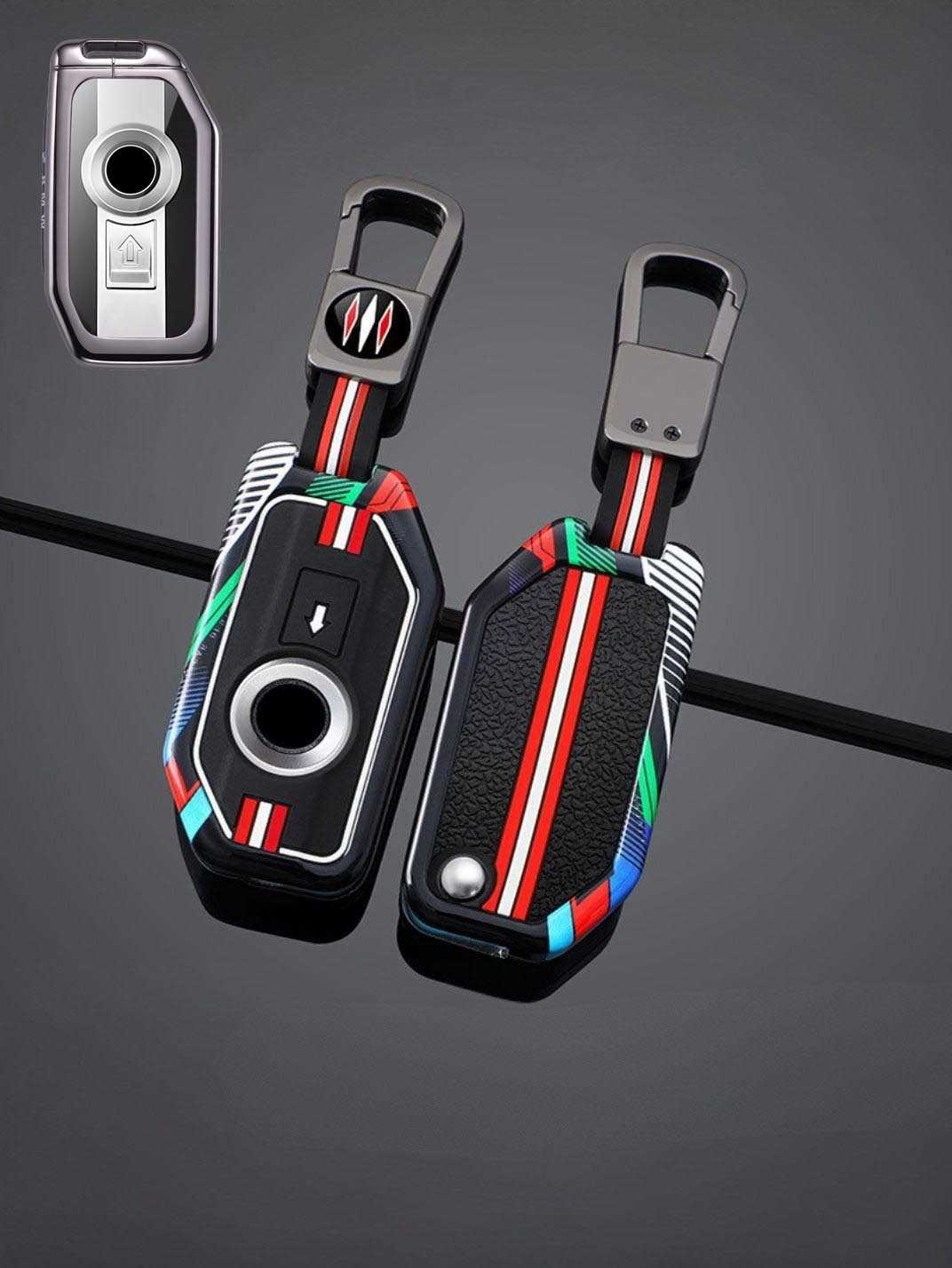 Premium Alloy BMW Motorcycle Key Fob Cover