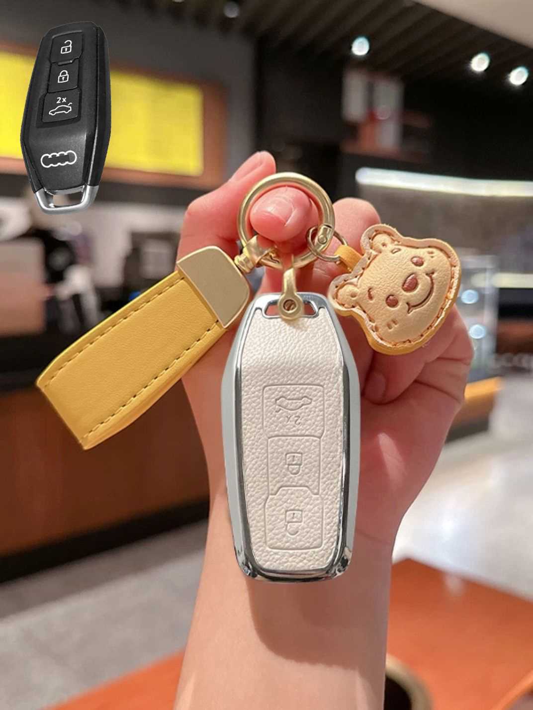 Premium TPU Key Cover for Audi Key Fob