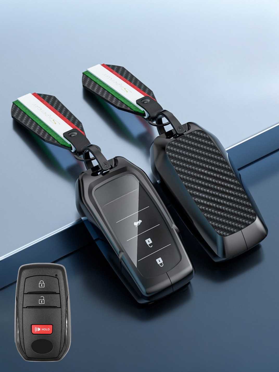 Visible Button Toyota Key Protector Shell