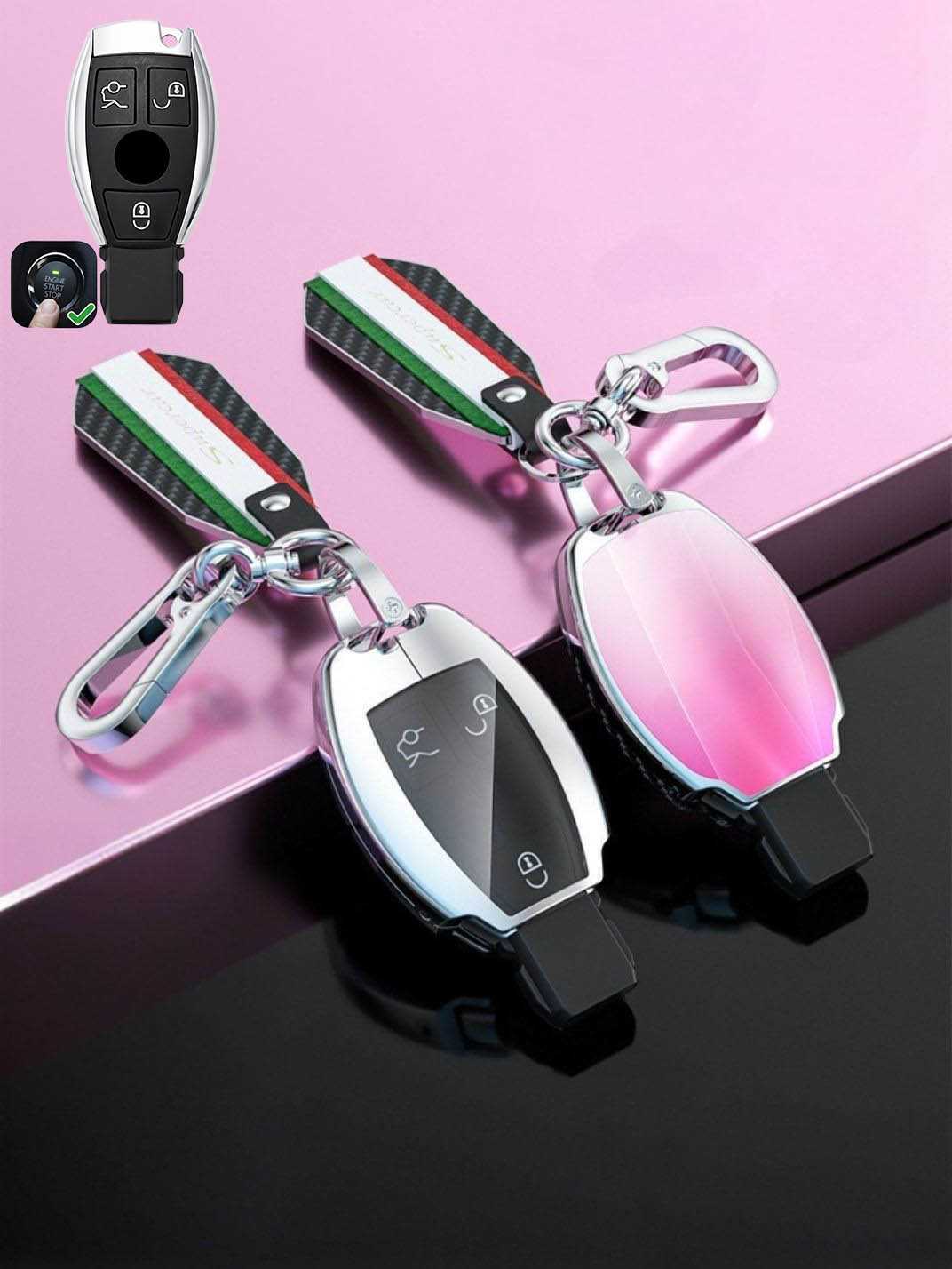 Visible Button Mercedes-Benz Key Protector Shell