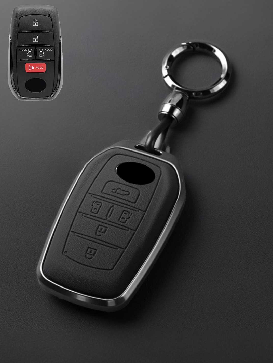 Premium Genuine Leather Toyota Key Cover