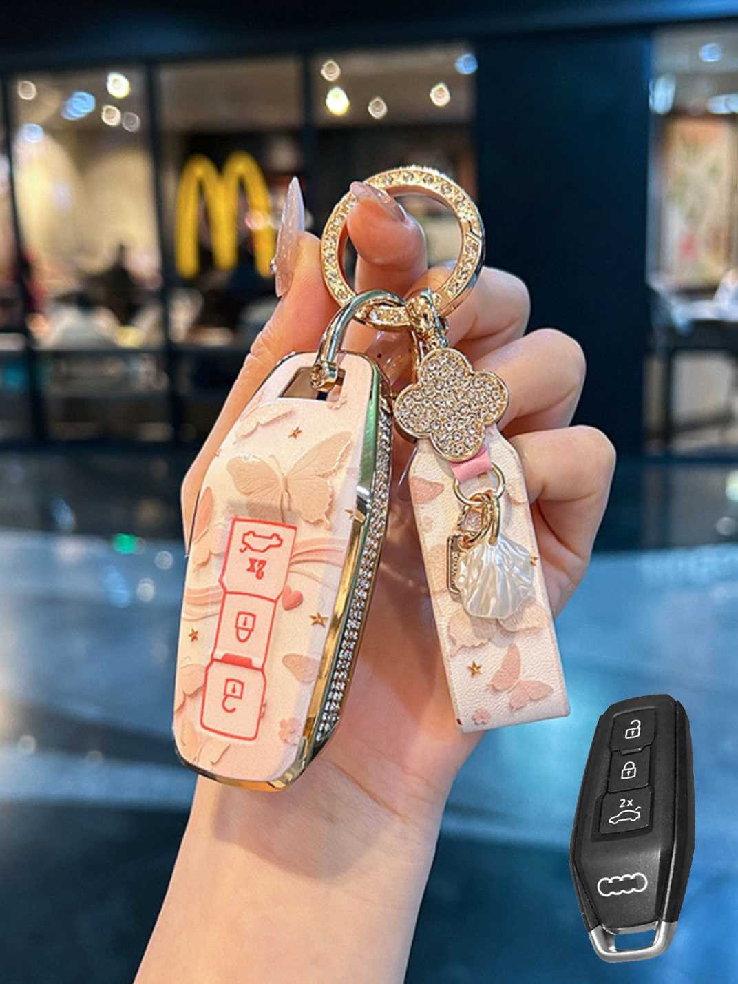 Premium TPU Key Cover for Audi Key Fob