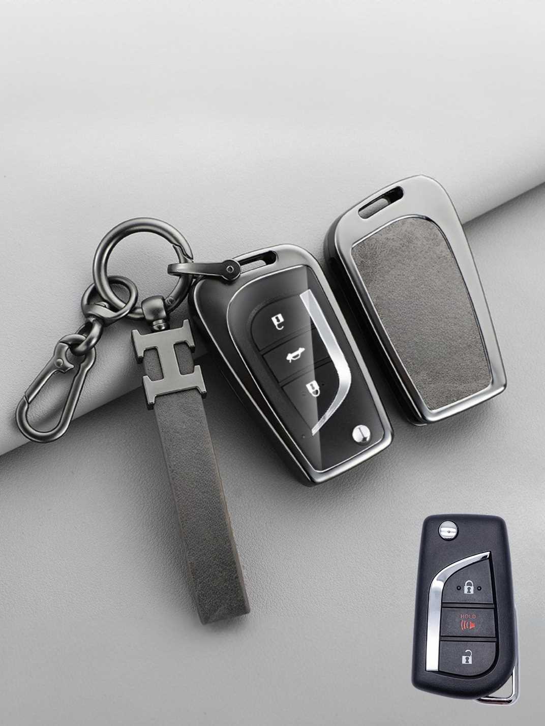 Premium Visible-Button Toyota Key Shell