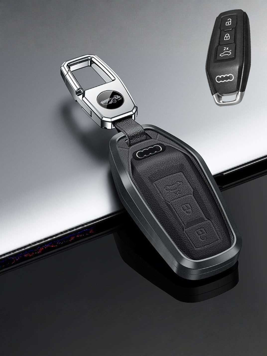 Premium Genuine Leather Audi Key Cover
